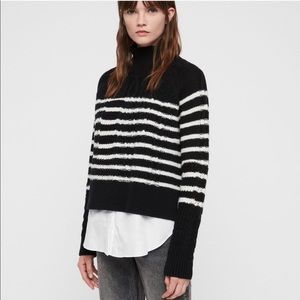 All Saints Mari Roll Neck Jumper Sweater